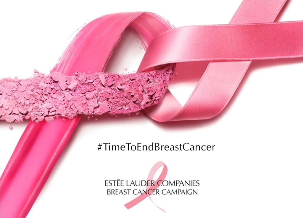 Généreux soutien d'Estée Lauder dans la lutte contre le cancer du sein